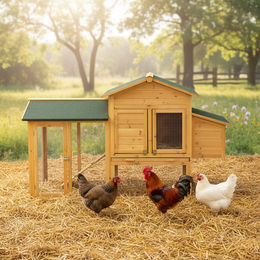Produktbild von Mucola Hühnerstall Kaninchenkäfig mit Freilaufgehege