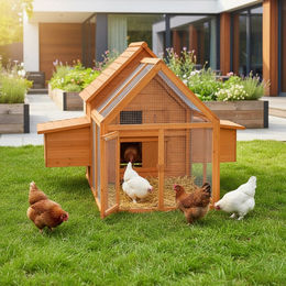 Produktbild von Mucola Hühnerstall mit Front- und Rückseitenausgang