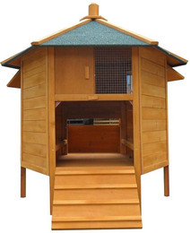 Produktbild von Mucola Kleintierkäfig Gefügelstall Hühnerhaus XXL 6-Ecken