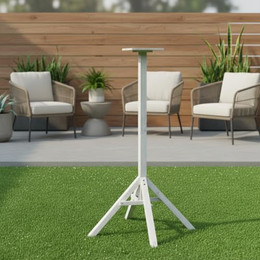 Produktbild von Mucola Vogelhausständer Holz Weiß 1,05 m hoch