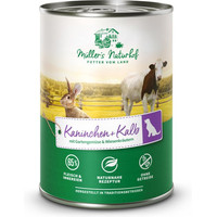Produktbild von Müller’s Naturhof Kaninchen und Kalb Nassfutter - 6 x 400 g