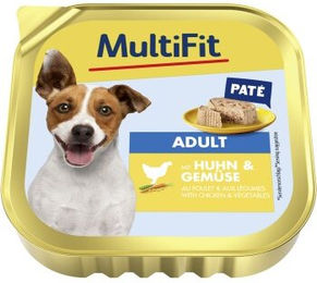 Produktbild von MultiFit Adult Little Dog Huhn und Gemüse - 44 x 150 g