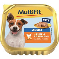 Produktbild von MultiFit Adult Little Dog Pute und Pastinaken - 22 x 150 g