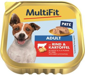 Produktbild von MultiFit Adult Little Dog Rind und Kartoffel - 11 x 150 g