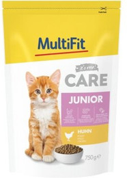 Produktbild von MultiFit Care Junior Trockenfutter Katze Huhn - 750 g