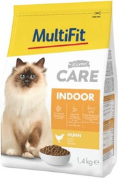 Produktbild von MultiFit Care Trockenfutter Katze Adult Indoor Huhn - 2 x 1,4 kg