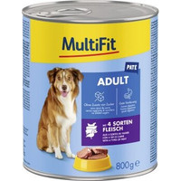 Produktbild von MultiFit Chunks in Paté 4 Sorten Fleisch - 24 x 800 g