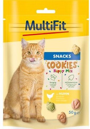 Produktbild von MultiFit Cookies Happy Mix mit Huhn, 50 g