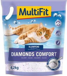 Produktbild von MultiFit Diamonds Comfort Silikat-Streu - 4,2 kg