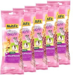 Produktbild von MultiFit Dippers Waldfrüchte - 5 x 120 g