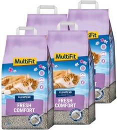 Produktbild von MultiFit Fresh Comfort Katzenstreu - 4 x 20 l