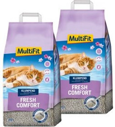 Produktbild von MultiFit Fresh Comfort Katzenstreu - 2 x 20 l