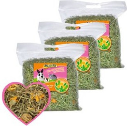 Produktbild von MultiFit Heu Löwenzahn - 3 x 500 g