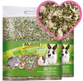 Produktbild von MultiFit Kräutergarten Kleintierstreu - 2 x 10 l