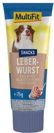Produktbild von MultiFit Leberwurst - 12 x 75 g