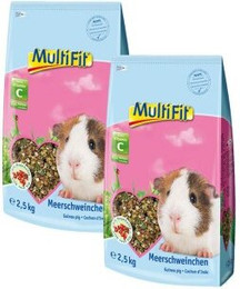 Produktbild von MultiFit Nagerfutter für Meerschweinchen - 2 x 2,5 kg