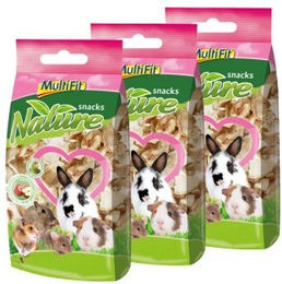 Produktbild von MultiFit Nature snacks Apfelchips 3x70 g