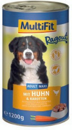 Produktbild von MultiFit Ragout Huhn und Karotten - 6 x 1,2 kg