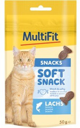 Produktbild von MultiFit Soft Snack 7x50g Lachs