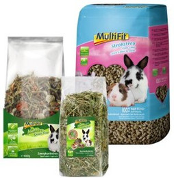 Produktbild von MultiFit Streu, getreidefreies Futter + Snack 3tlg.