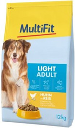 Produktbild von MultiFit Trockenfutter Hund Adult Light Huhn mit Reis - 12 kg