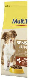 Produktbild von MultiFit Trockenfutter Hund Junior Sensitive mit Lamm, Huhn & Reis - 4 kg