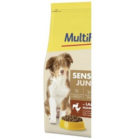 Produktbild von MultiFit Trockenfutter Hund Junior Sensitive mit Lamm, Huhn & Reis - 4 kg