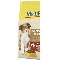 Produktbild von MultiFit Trockenfutter Hund Junior Sensitive mit Lamm Huhn und Reis - 12 kg