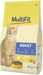Produktbild von MultiFit Trockenfutter Katze Adult Huhn - 4 kg