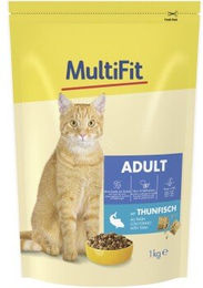 Produktbild von MultiFit Trockenfutter Katze Adult Thunfisch - 1 kg