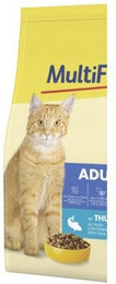 Produktbild von MultiFit Trockenfutter Katze Adult Thunfisch - 2 x 4 kg