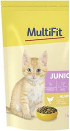 Produktbild von MultiFit Trockenfutter Katze Junior Huhn - 1 kg