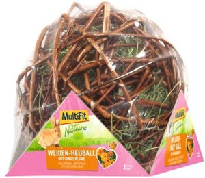 Produktbild von MultiFit Weiden-Heuball mit Ringelblume 80 g