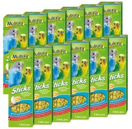 Produktbild von MultiFit Wellensittich Sticks 12x2er Ei