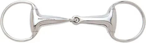 Produktbild von Mundstück für Englisches Pferd aus dickem Olivenholz, mit hohlem Maul, abgerundeter Kante Sefton