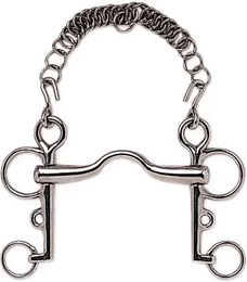 Produktbild von Mundstück für englisches Pferd Brücke Edelstahl Roldan Real Escuela