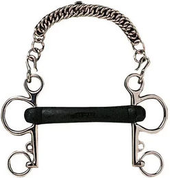 Produktbild von Mundstück für Pferd gerade aus hartem Gummi Biss Hispano Hipica Pelham