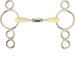 Produktbild von Mundstück für Pferd mit drehbarem Zentrum Happy Mouth Olivetta