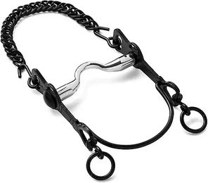 Produktbild von Mundstück für Pferd Western mittlerer Griff Edelstahl Hispano Hipica