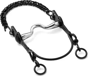 Produktbild von Mundstück für Westernpferd mit großer Kesselgriff aus Edelstahl Hispano Hipica