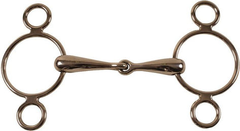 Produktbild von Mundstück mit 3 Ringen für kräftige Pferde Umbria Equitazione