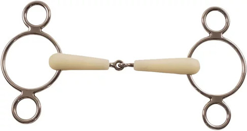 Produktbild von Mundstück mit 3 Ringen für Pferde Happy Mouth HM
