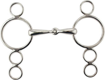 Produktbild von Mundstück mit 4 Ringen für Ponys Umbria Equitazione