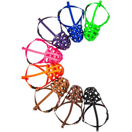 Produktbild von Muzzleking COLORI Biothane-Maulkorb Rotbraun Mali 1 (41 / 11,5 cm)