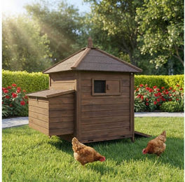 My Animal Hühnerstall Hühnerhaus MH-11 für 3-4 Hühner - Wetterbeständig, Hühnerhaus, Hühner Käfig, Gehege, Nistkasten – Bild 1 von 5