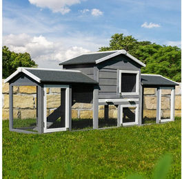 Produktbild von My Animal Kleintierstall XXL Hasenstall MH-03 - 2 Etagen mit Freilauf - Wetterbeständig