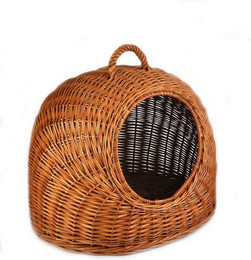 Produktbild von MyBer® Katzen- und Hundehäuschen aus Weide 50x40x40 cm - 50 cm