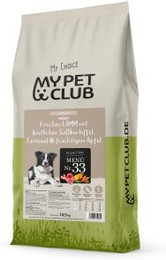 Produktbild von MyPetClub Lamm getreidefreies Trockenfutter ohne Weizen oder Zucker, sensitiv, monoprotein