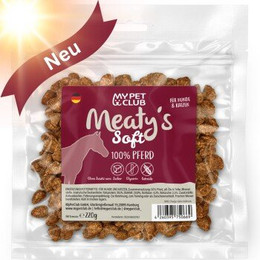 Produktbild von MyPetClub Meaty's Soft Snack Pferd getreidefrei - 220 g