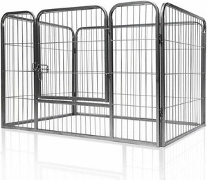Produktbild von MYPETS Freigehege Welpenauslauf Welpenlaufstall Puppy Freigehege Hunde Laufstall Welpen